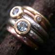 handmade engagement rings silver gold diamonds