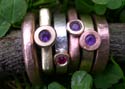 contemporary rings gold silver gemstones