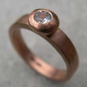 Topaz Engagement Ring