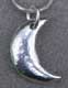 Silver moon pendant