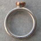Flat photo of Amethyst engagement ring